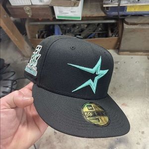 Houston Astros Throwback New Era Fitted Hat (7 3/8)